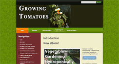 Desktop Screenshot of growtomatoes.com